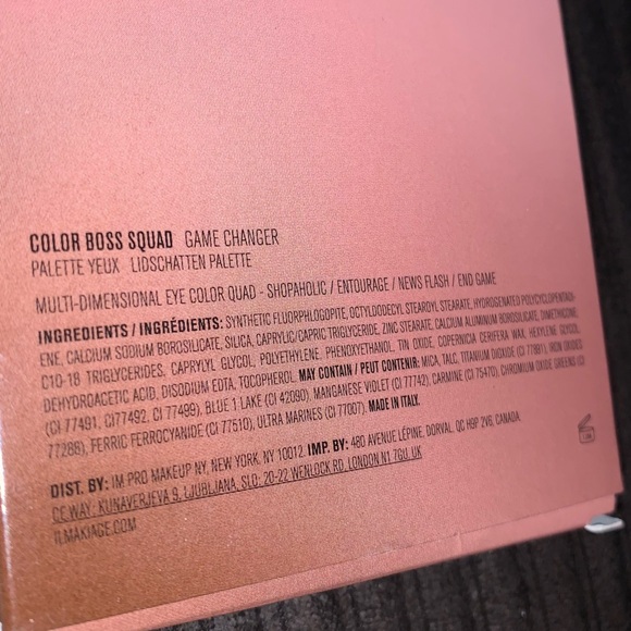 Il Makiage Color Boss Squad Eyeshadow Quad palette - Picture 7 of 7